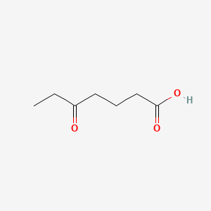5-Oxo-heptanoic acid chemical structure (CAS 3637-13-6)