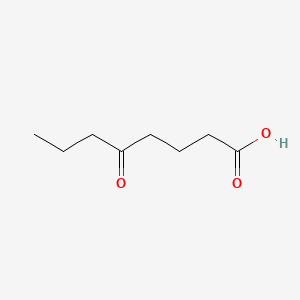 5-Oxooctanoic acid chemical structure (CAS 3637-14-7)