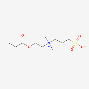 3-((2-(Methacryloyloxy)ethyl)dimethylammonio)propane-1-sulfonate chemical structure (CAS 3637-26-1)