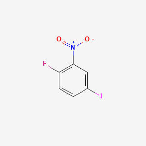 1-Fluoro-4-iodo-2-nitrobenzene chemical structure (CAS 364-75-0)
