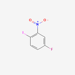 2-Iodo-5-fluoronitrobenzene chemical structure (CAS 364-77-2)