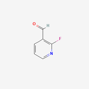 2-Fluoronicotinaldehyde chemical structure (CAS 36404-90-7)