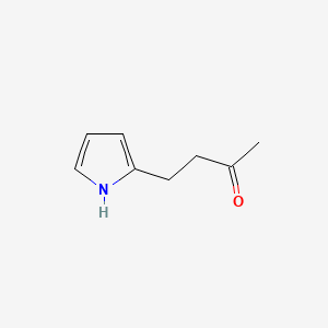 4-(1H-Pyrrol-2-yl)butan-2-one chemical structure (CAS 364064-30-2)