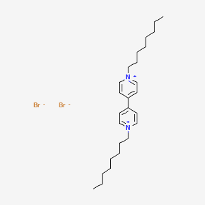 1,1-Di-n-octyl-4,4-bipyridinium Dibromide chemical structure (CAS 36437-30-6)
