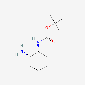 tert-Butyl (1R,2S)-2-aminocyclohexylcarbamate chemical structure (CAS 364385-54-6)