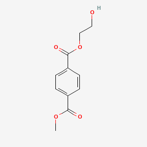 2-Hydroxyethyl methyl terephthalate chemical structure (CAS 3645-00-9)