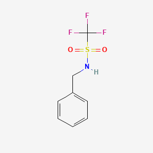 N-Benzyl-1,1,1-trifluoromethanesulfonamide chemical structure (CAS 36457-58-6)
