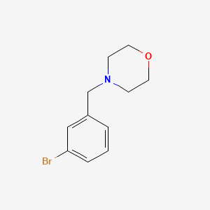4-(3-Bromobenzyl)morpholine chemical structure (CAS 364793-82-8)