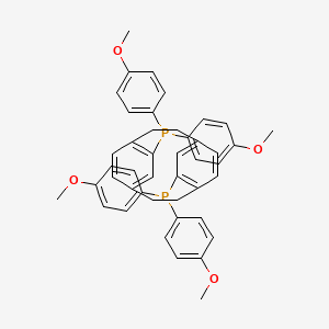 (S)-4,12-Bis(4-methoxyphenyl)-[2.2]-paracyclophane chemical structure (CAS 364796-54-3)