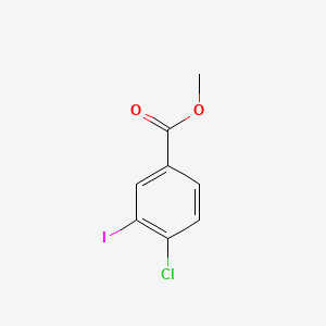 Methyl 3-Iodo-4-chlorobenzoate chemical structure (CAS 365526-34-7)