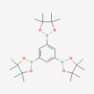 1,3,5-Tris(4,4,5,5-tetramethyl-1,3,2-dioxaborolan-2-yl)benzene chemical structure (CAS 365564-05-2)