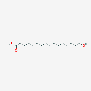 Methyl 16-hydroxyhexadecanoate chemical structure (CAS 36575-67-4)
