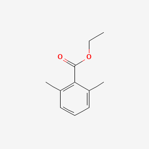 Ethyl 2,6-dimethylbenzoate chemical structure (CAS 36596-67-5)