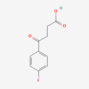 3-(4-Fluorobenzoyl)propionic acid chemical structure (CAS 366-77-8)