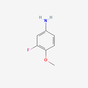 3-Fluoro-4-methoxyaniline chemical structure (CAS 366-99-4)