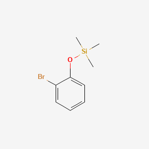 (2-Bromophenoxy)trimethylsilane chemical structure (CAS 36601-47-5)