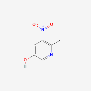 6-Methyl-5-nitropyridin-3-ol chemical structure (CAS 36625-63-5)