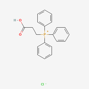 (2-Carboxyethyl)triphenylphosphonium chloride chemical structure (CAS 36626-29-6)