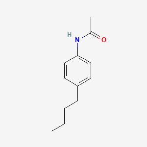 N1-(4-butylphenyl)acetamide chemical structure (CAS 3663-20-5)