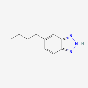 5-Butyl-1H-benzo[d][1,2,3]triazole chemical structure (CAS 3663-24-9)
