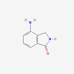 4-Amino-2,3-dihydro-1H-isoindol-1-one chemical structure (CAS 366452-98-4)
