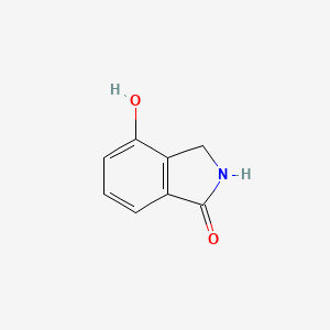 4-Hydroxy-2,3-dihydroisoindol-1-one chemical structure (CAS 366453-21-6)