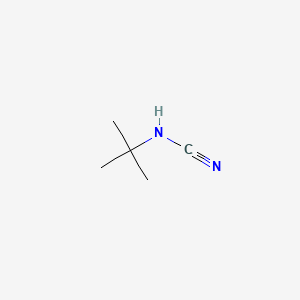 N-(tert-Butyl)cyanamide chemical structure (CAS 36668-76-5)
