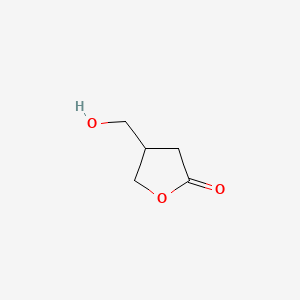 4-(Hydroxymethyl)dihydrofuran-2(3H)-one chemical structure (CAS 36679-81-9)