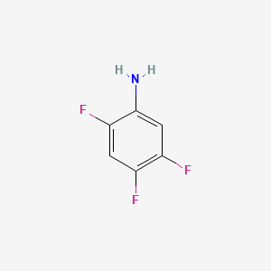 2,4,5-Trifluoroaniline chemical structure (CAS 367-34-0)