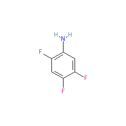 2,4,5-Trifluoroaniline chemical structure (CAS 367-34-0)