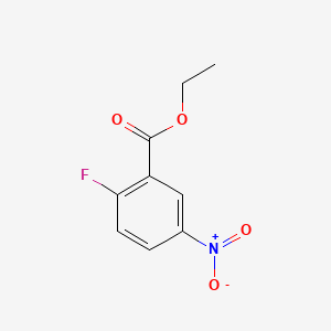 Ethyl 2-fluoro-5-nitrobenzoate chemical structure (CAS 367-79-3)