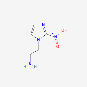2-(2-Nitro-1H-imidazol-1-yl)ethanamine chemical structure (CAS 36717-77-8)