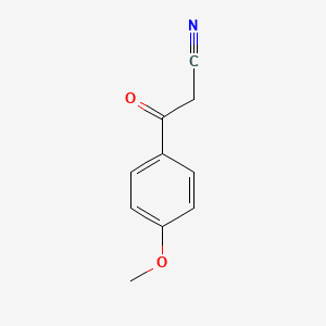 3-(4-Methoxyphenyl)-3-oxopropanenitrile chemical structure (CAS 3672-47-7)