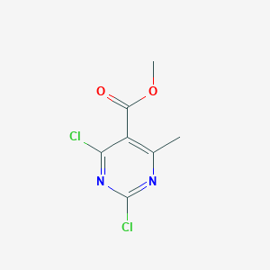 Methyl 2,4-dichloro-6-methylpyrimidine-5-carboxylate chemical structure (CAS 36745-93-4)