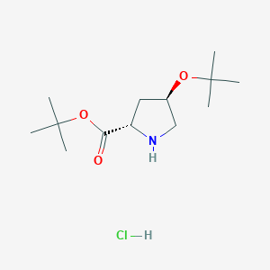 H-Hyp(tBu)-OtBu.HCl chemical structure (CAS 367453-05-2)