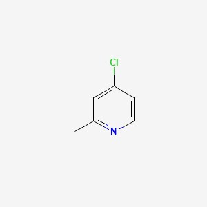 4-Chloro-2-picoline chemical structure (CAS 3678-63-5)