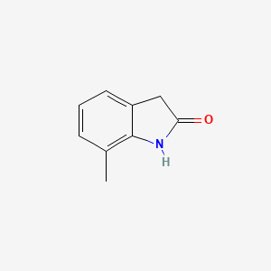 7-Methylindolin-2-one chemical structure (CAS 3680-28-2)