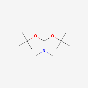 1,1-Di-tert-butoxy-N,N-dimethylmethanamine chemical structure (CAS 36805-97-7)