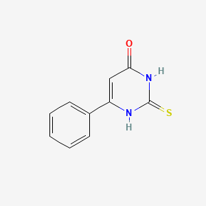 2-Mercapto-6-phenylpyrimidin-4-ol chemical structure (CAS 36822-11-4)