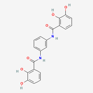 N,N'-(1,3-Phenylene)bis(2,3-dihydroxybenzamide) chemical structure (CAS 368449-04-1)