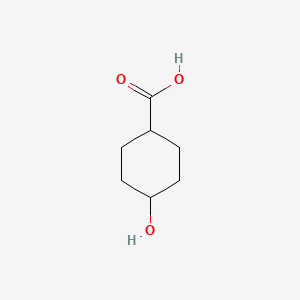 cis-4-Hydroxycyclohexanecarboxylic acid chemical structure (CAS 3685-22-1)