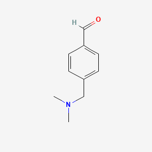 4-((Dimethylamino)methyl)benzaldehyde chemical structure (CAS 36874-95-0)
