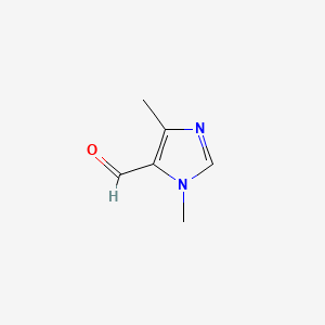 1,4-Dimethyl-1H-imidazole-5-carbaldehyde chemical structure (CAS 368833-94-7)