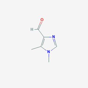 1,5-Dimethyl-1H-imidazole-4-carbaldehyde chemical structure (CAS 368833-95-8)