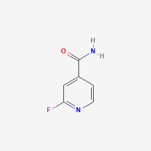 2-Fluoroisonicotinamide chemical structure (CAS 369-01-7)