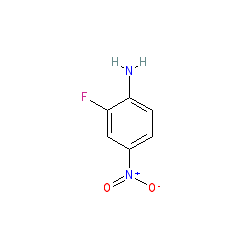 2-Fluoro-4-nitroaniline chemical structure (CAS 369-35-7)