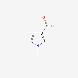 1-Methyl-1H-pyrrole-3-carbaldehyde chemical structure (CAS 36929-60-9)