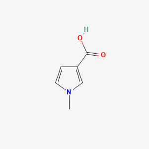 1-Methylpyrrole-3-carboxylic Acid chemical structure (CAS 36929-61-0)