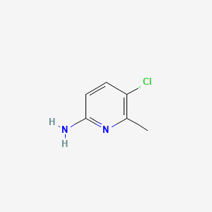 5-Chloro-6-methylpyridin-2-amine chemical structure (CAS 36936-23-9)