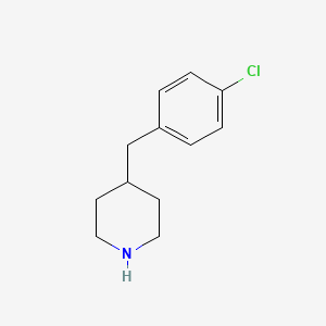 4-(4-Chlorobenzyl)piperidine chemical structure (CAS 36938-76-8)
